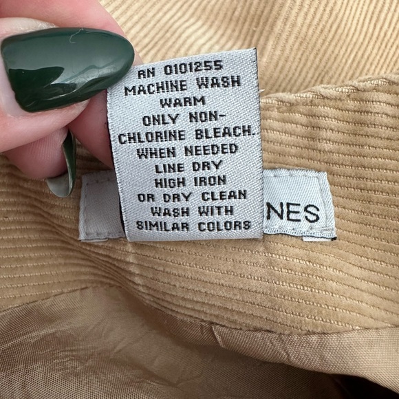 Cute HENNES Tan Corduroy A Line Skirt Size 4 - Picture 4 of 5
